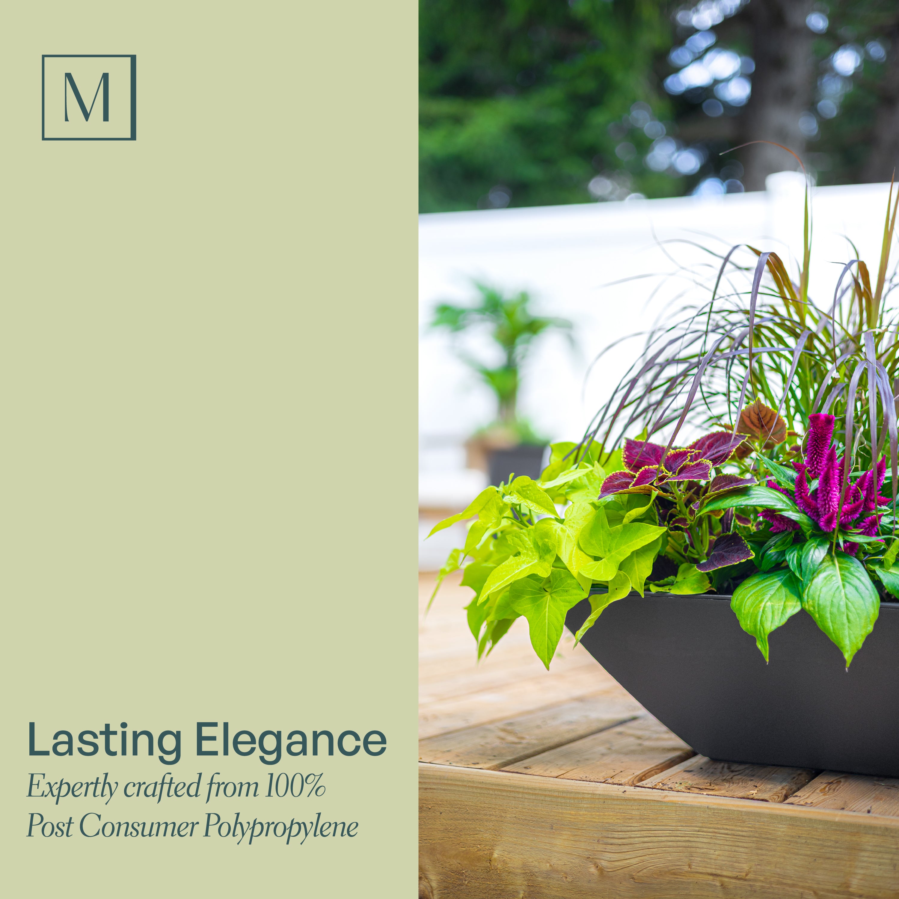 Evolve Tapered Bowl Planter