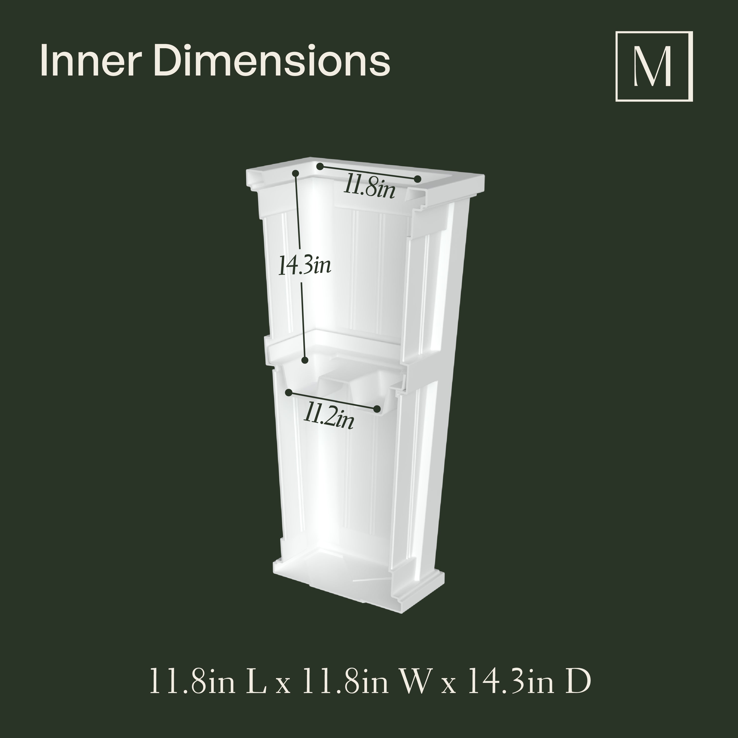 Mayne Cape Cod 32in Tall Planter