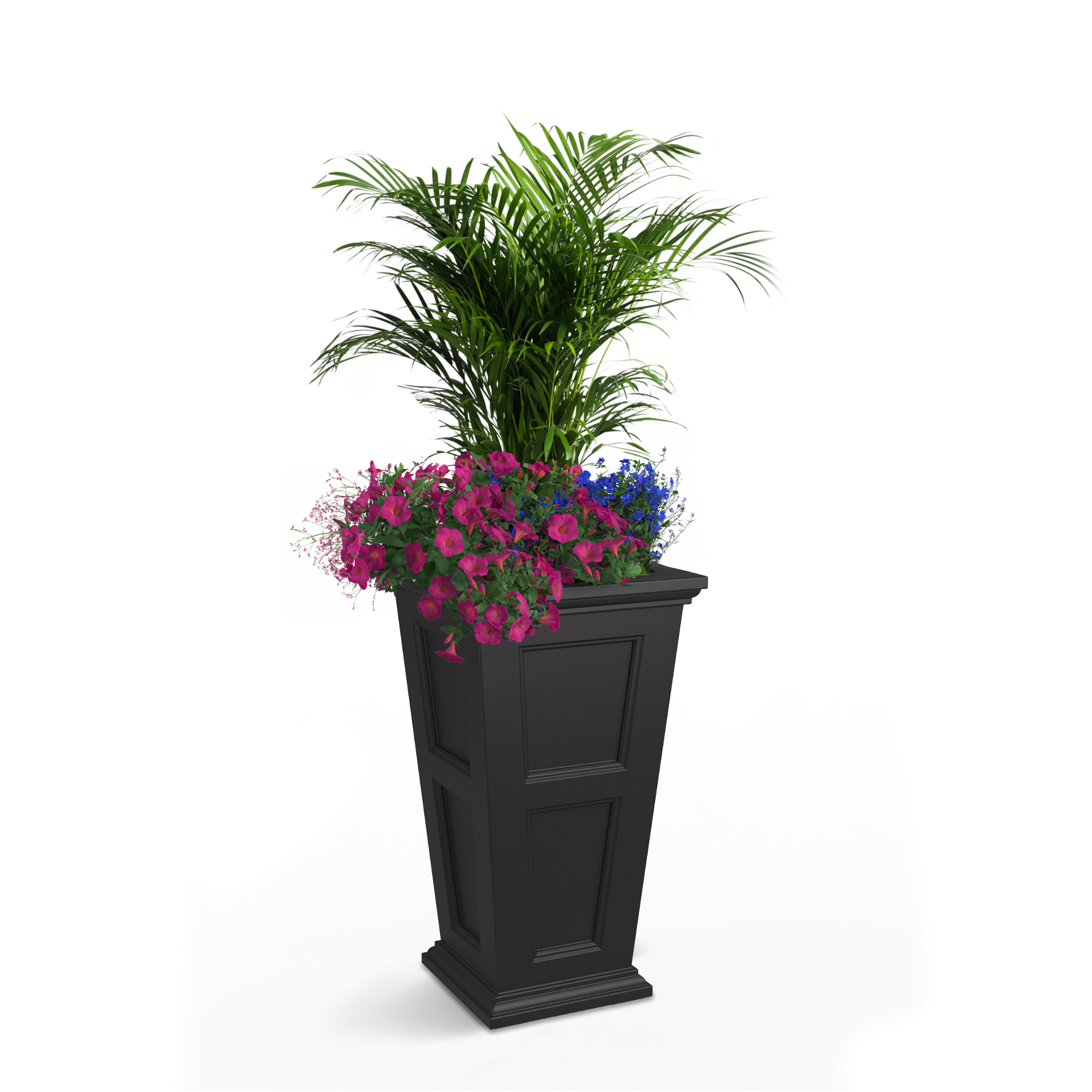 Mayne Fairfield 28-Inch Self-Watering Tall Planter with Removable Plan ...