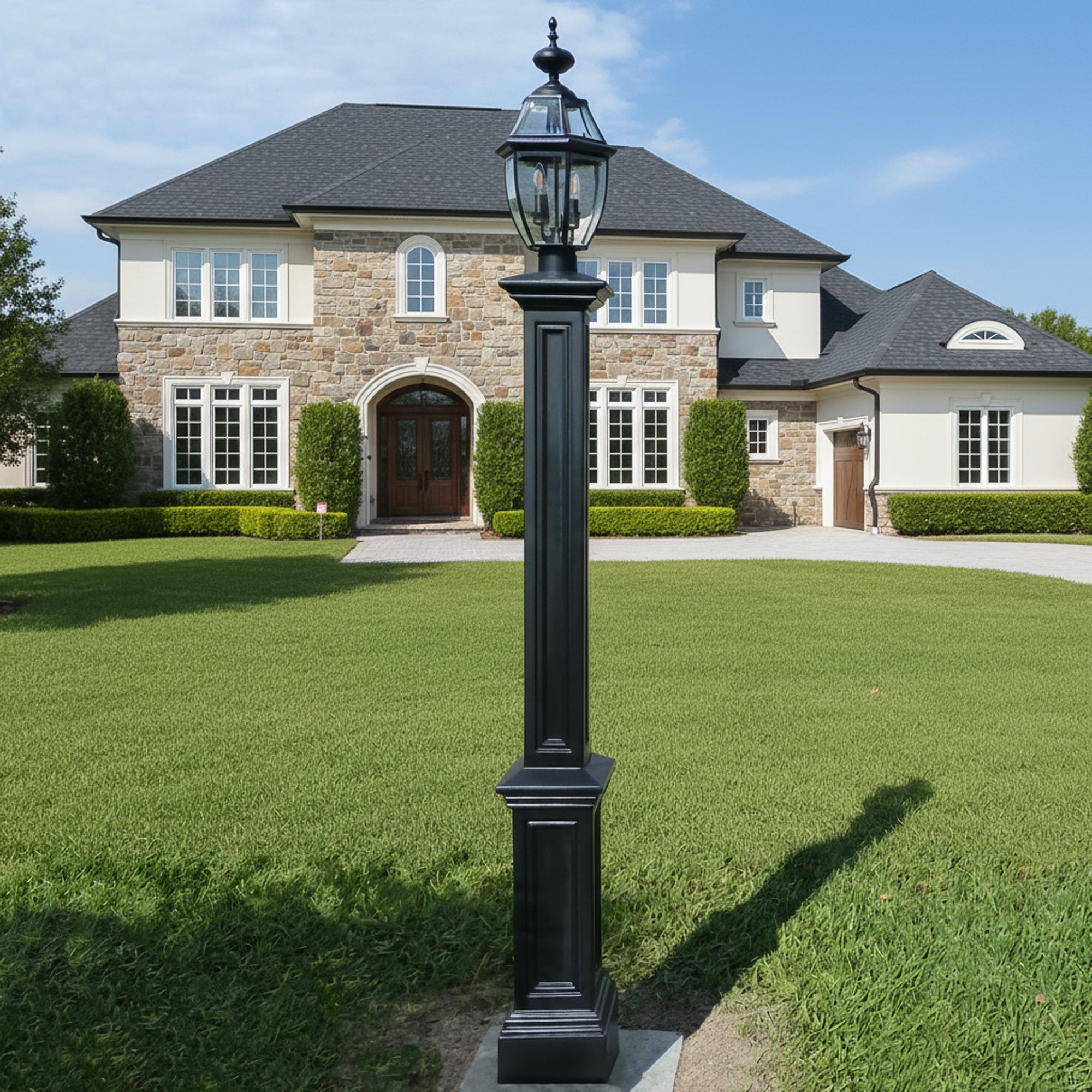 Mayne Signature Lamp Post with PVC Mount