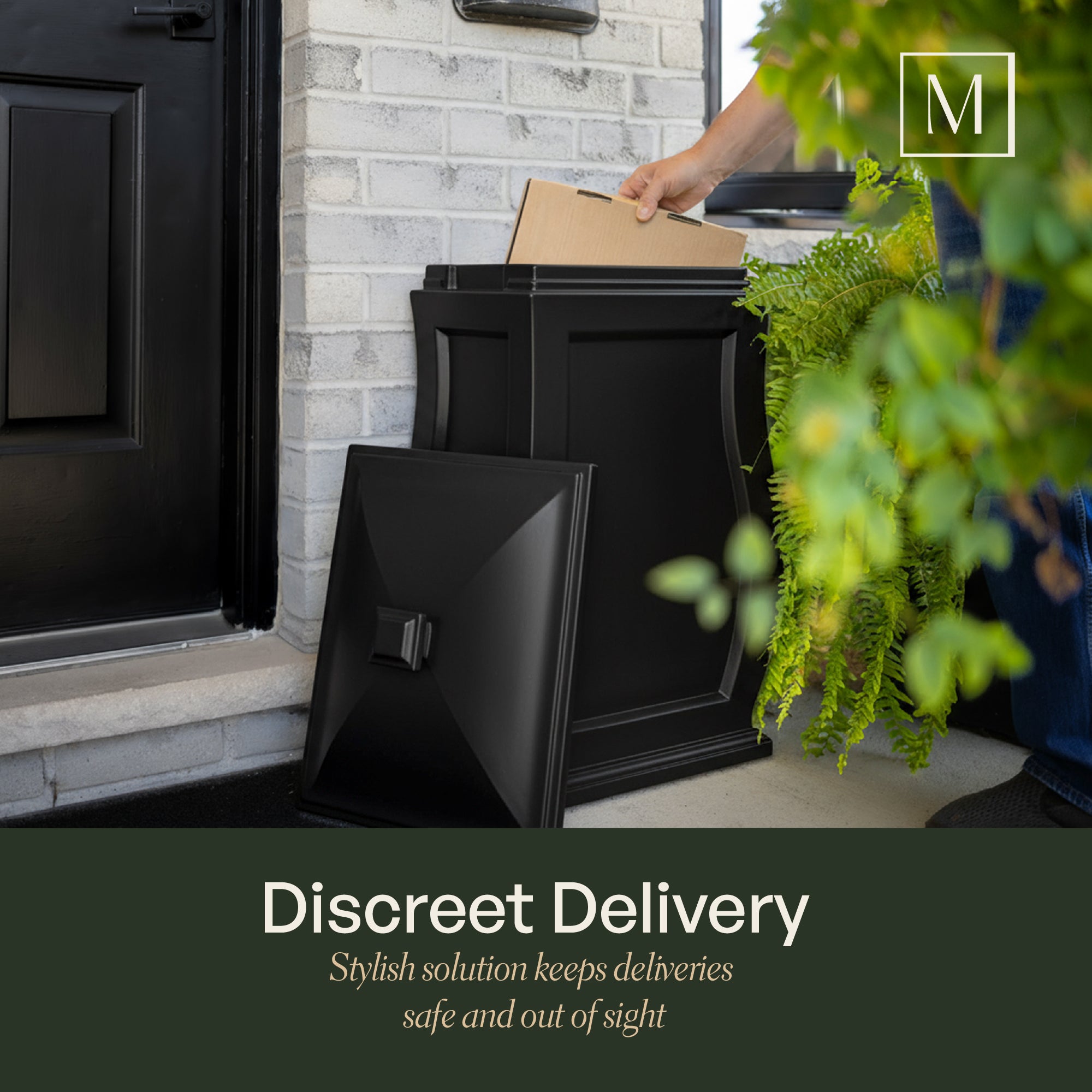 Mayne Mansfield Multi-Purpose Storage Bin - Includes Waste Bag Hooks