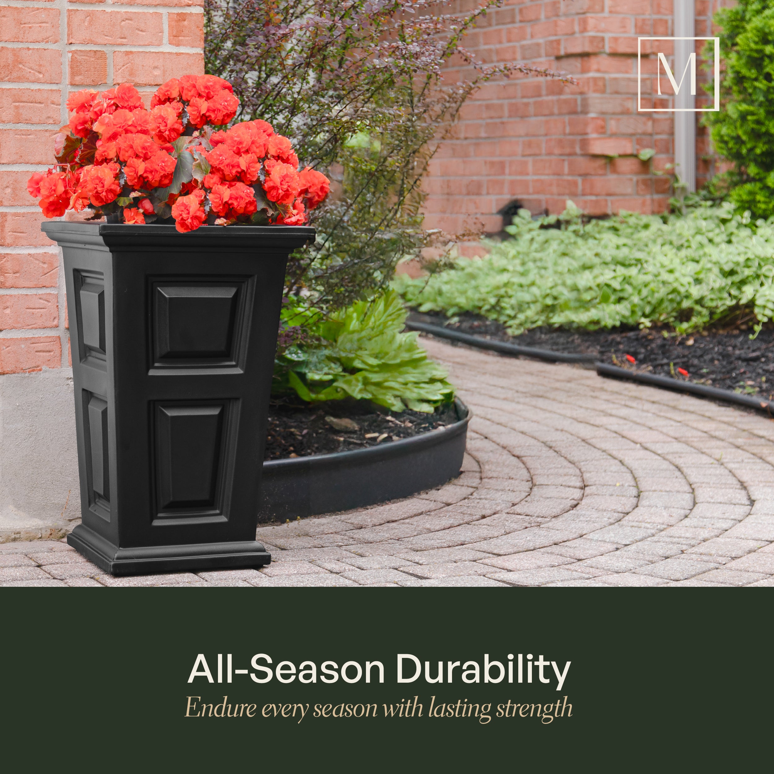 Mayne Wyndham 24in Tall Planter