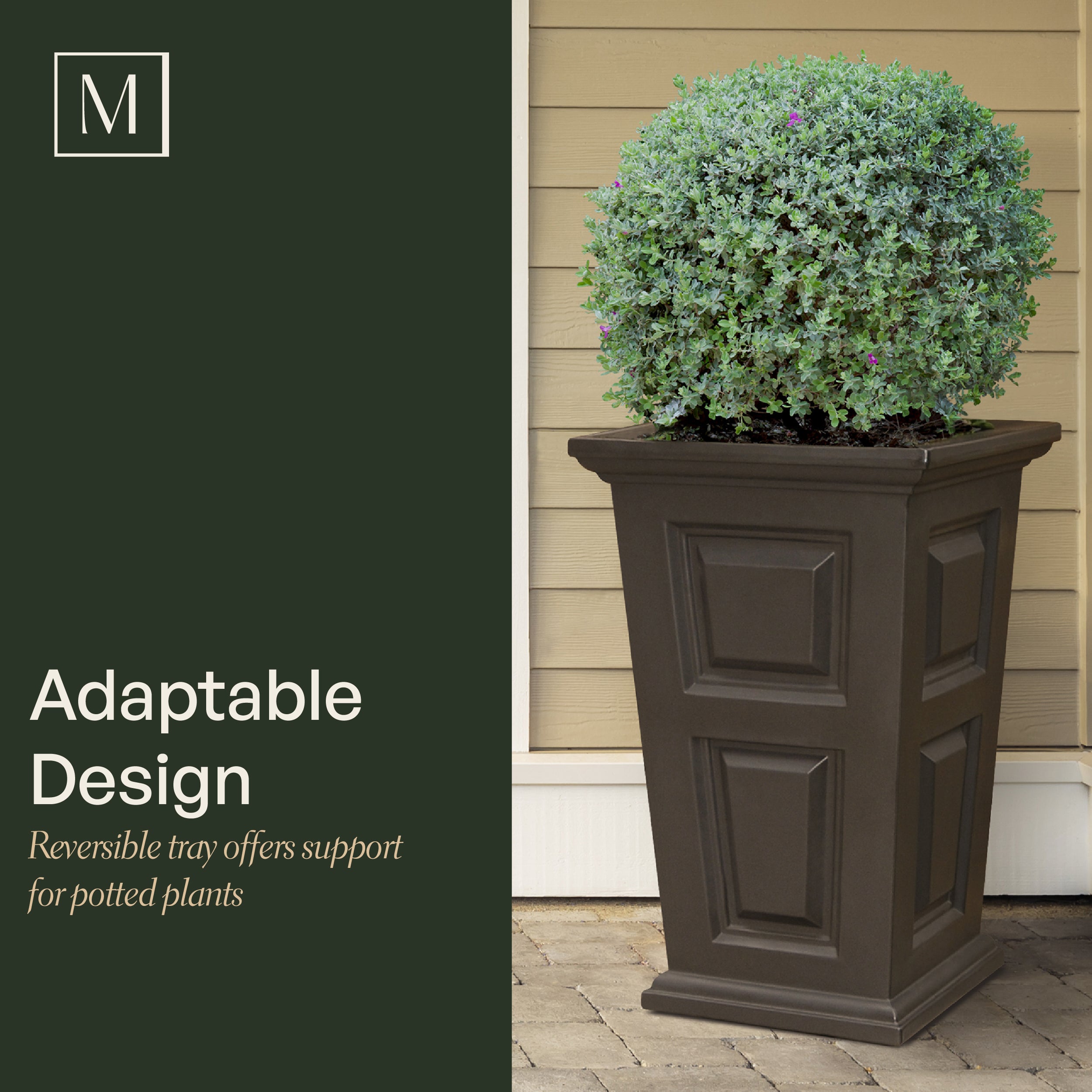 Mayne Wyndham 24in Tall Planter