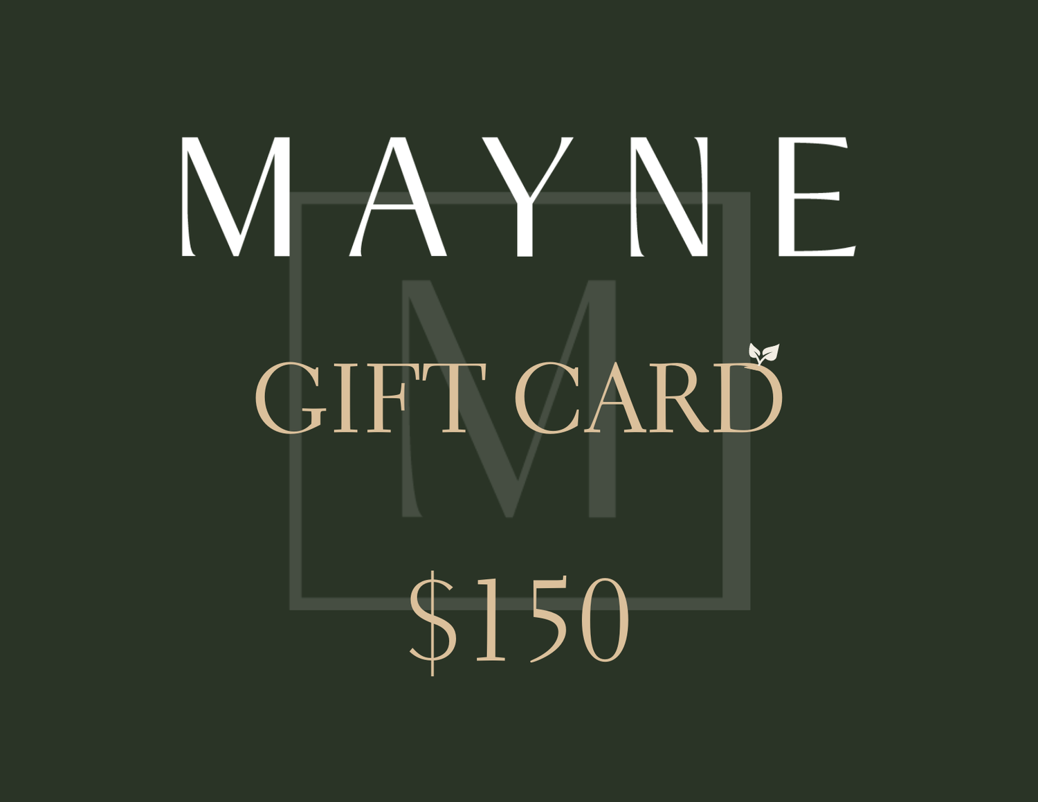 Mayne Digital Gift Card