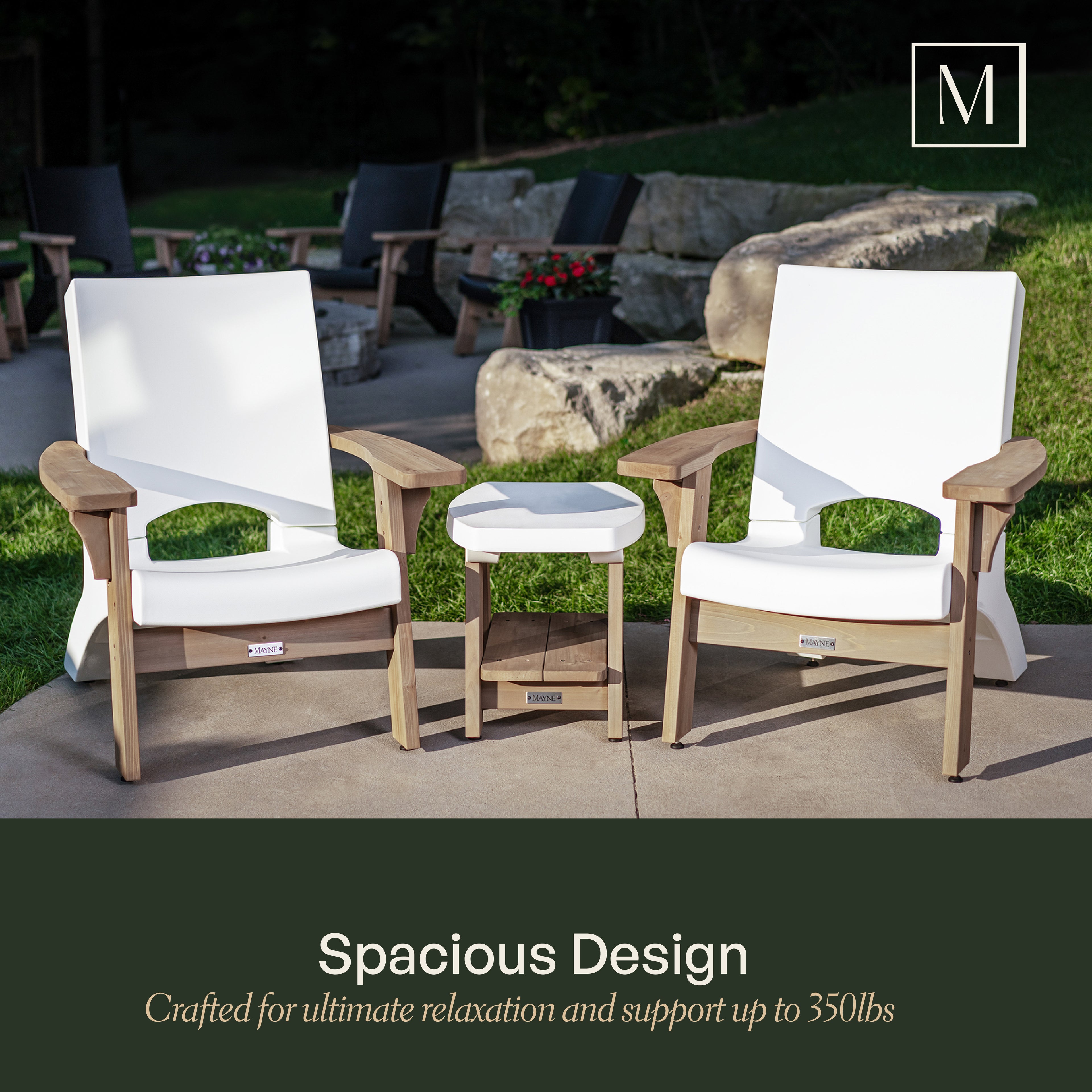 Mesa Patio Conversation Set Black