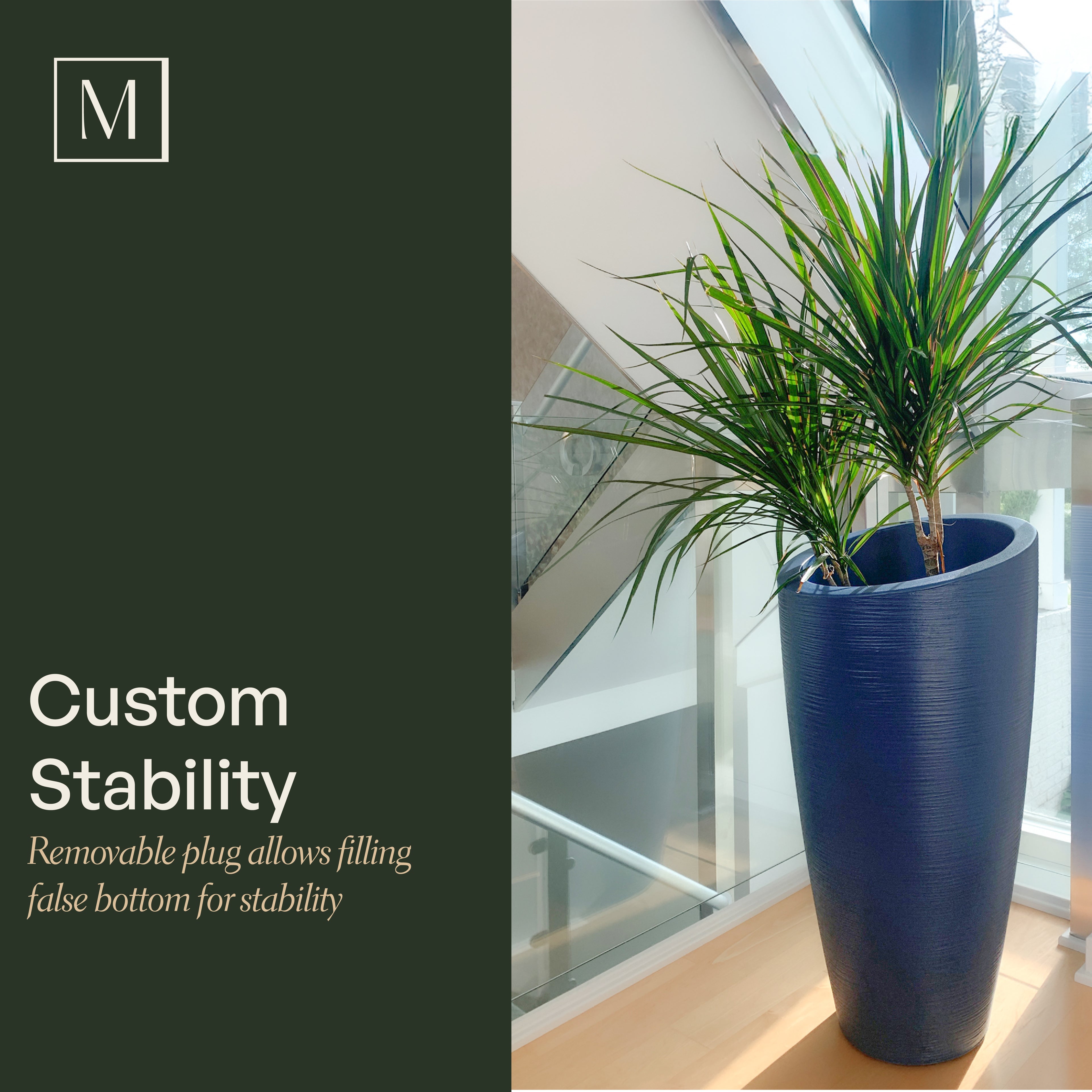 Mayne Modesto 32in Tall Planter