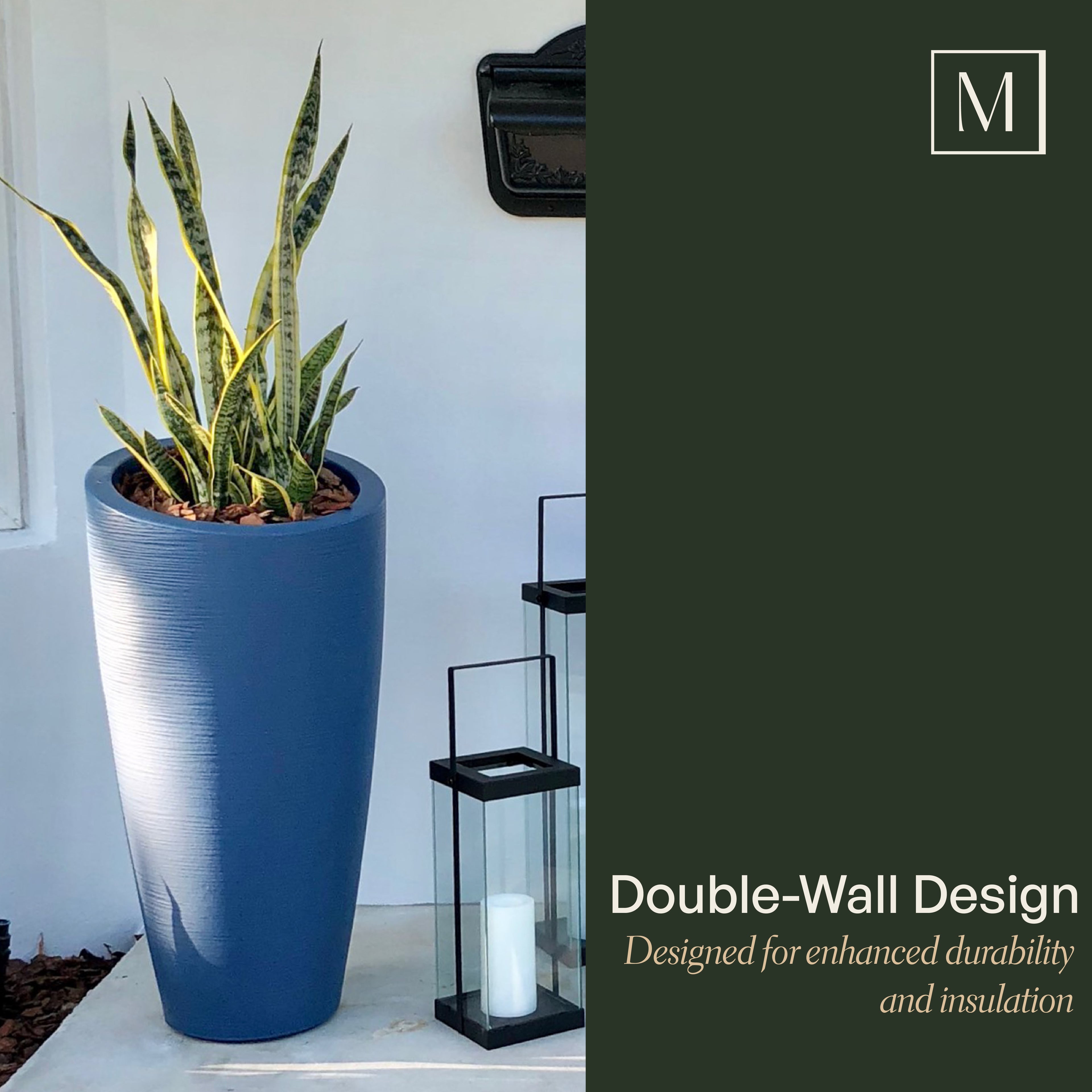 Mayne Modesto 32in Tall Planter