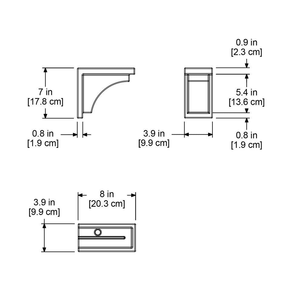 Mayne Nantucket Corbels (2-Pack)