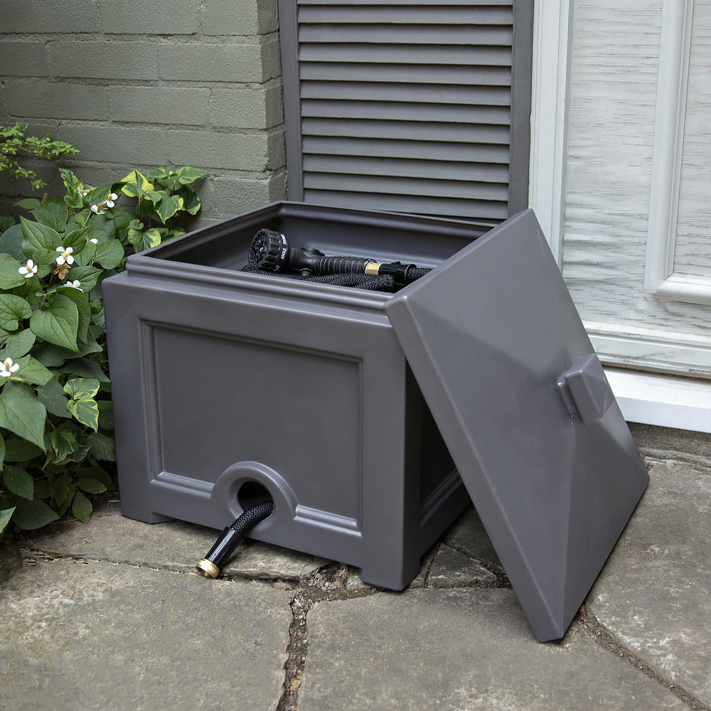 Fairfield Garden Hose Bin - 17in x 17in x 18in