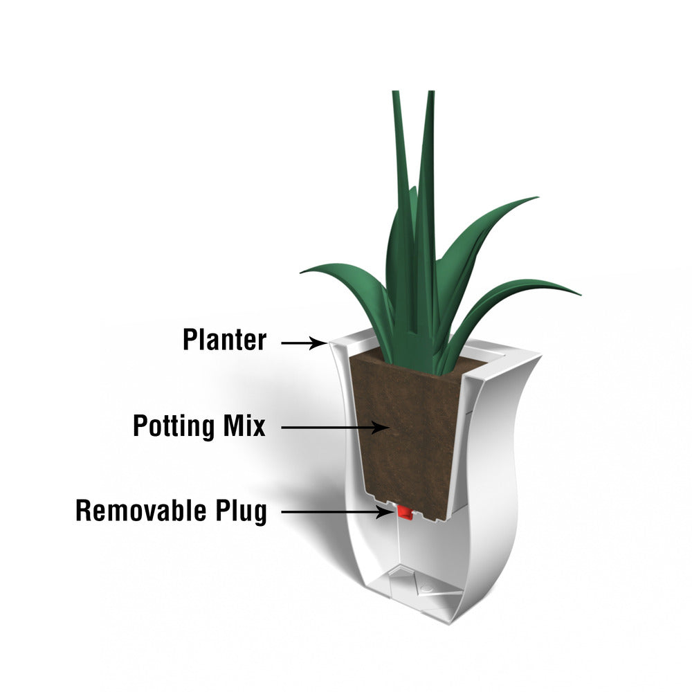 Mayne Valencia 36in x 16in Rectangle Planter