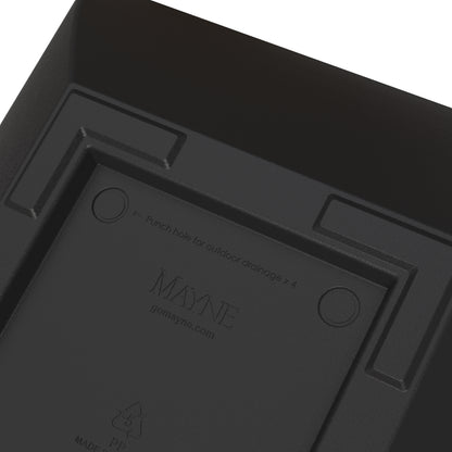 Mayne Evolve 20-Inch Square Tapered Bowl Planter