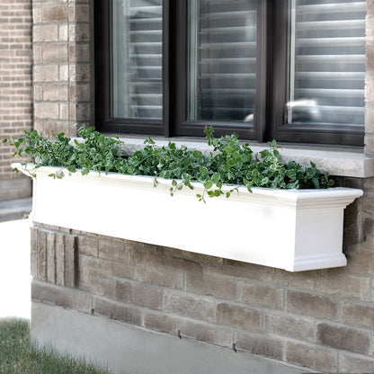 Yorkshire 6ft Window Box - White