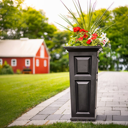 Mayne Nantucket 32-Inch Self-Watering Tall Planter with Removable Planting Insert