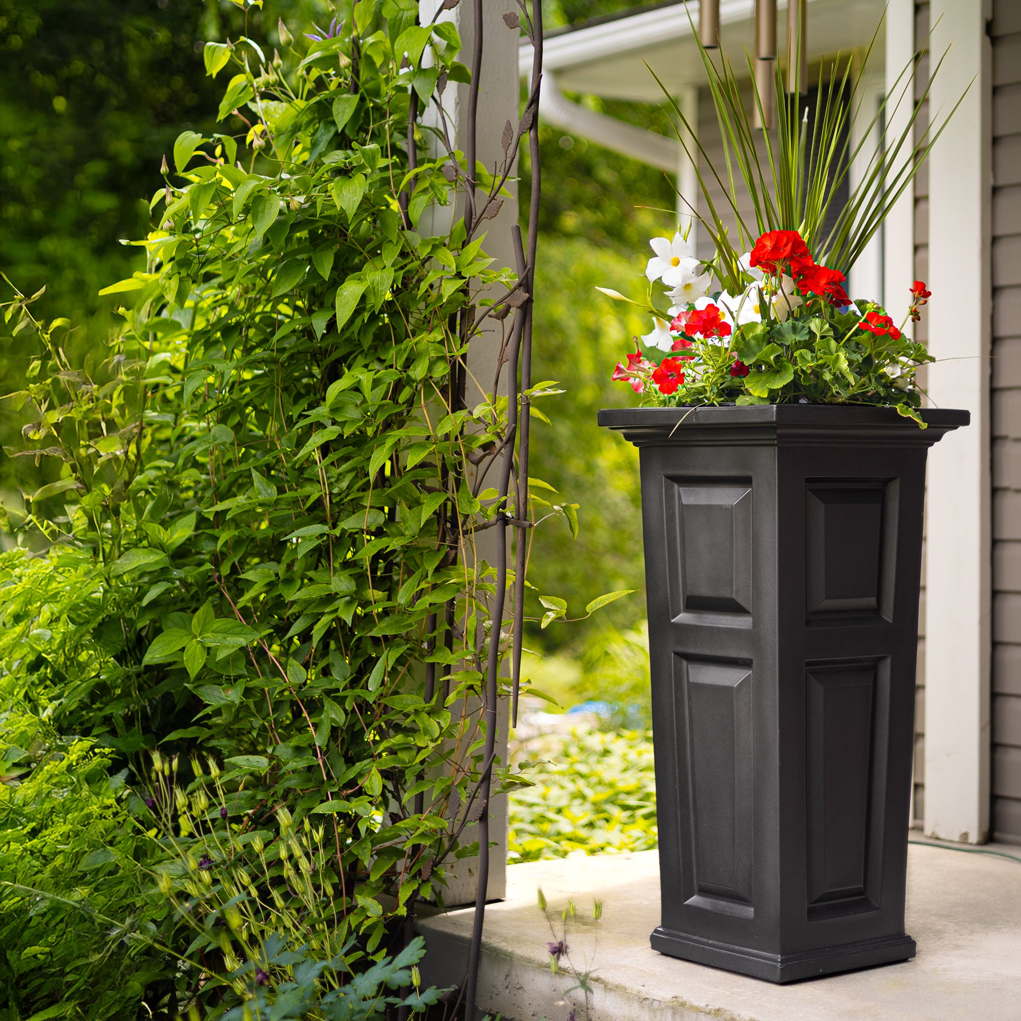 Mayne Nantucket 32-Inch Self-Watering Tall Planter with Removable