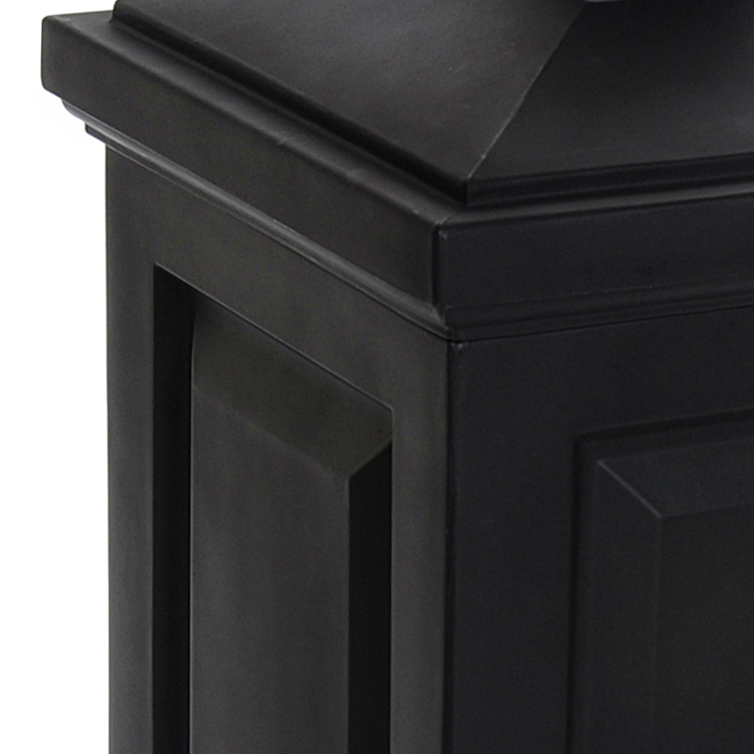 Mayne Berkshire Multi-Purpose Storage Bin - Includes Waste Bag Hooks (Black)
