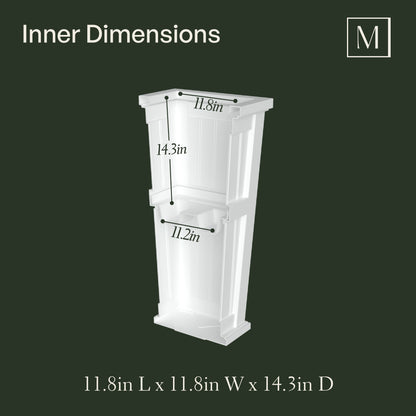 Mayne Cape Cod 32in Tall Planter