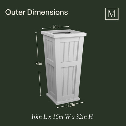 Mayne Cape Cod 32in Tall Planter