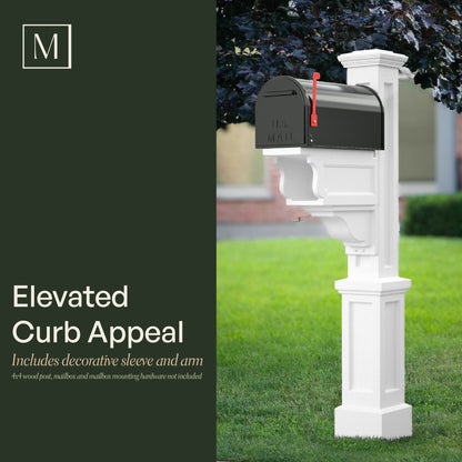 Mayne Dover Single Arm Mail Post