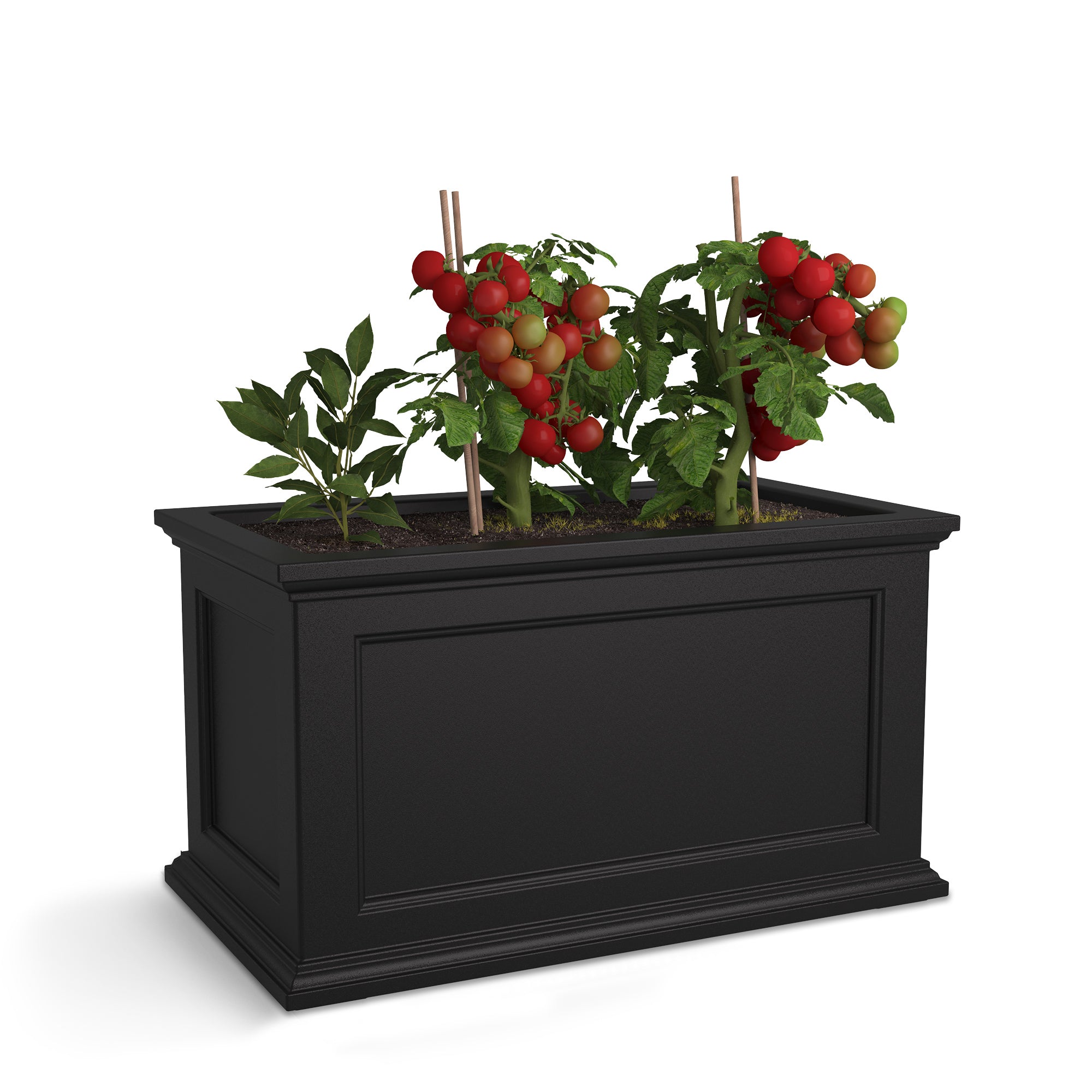 置物 Waiting in Vain Mayne Fairfield 20x36-Inch Self-Watering Rectangle Planter – Mayne