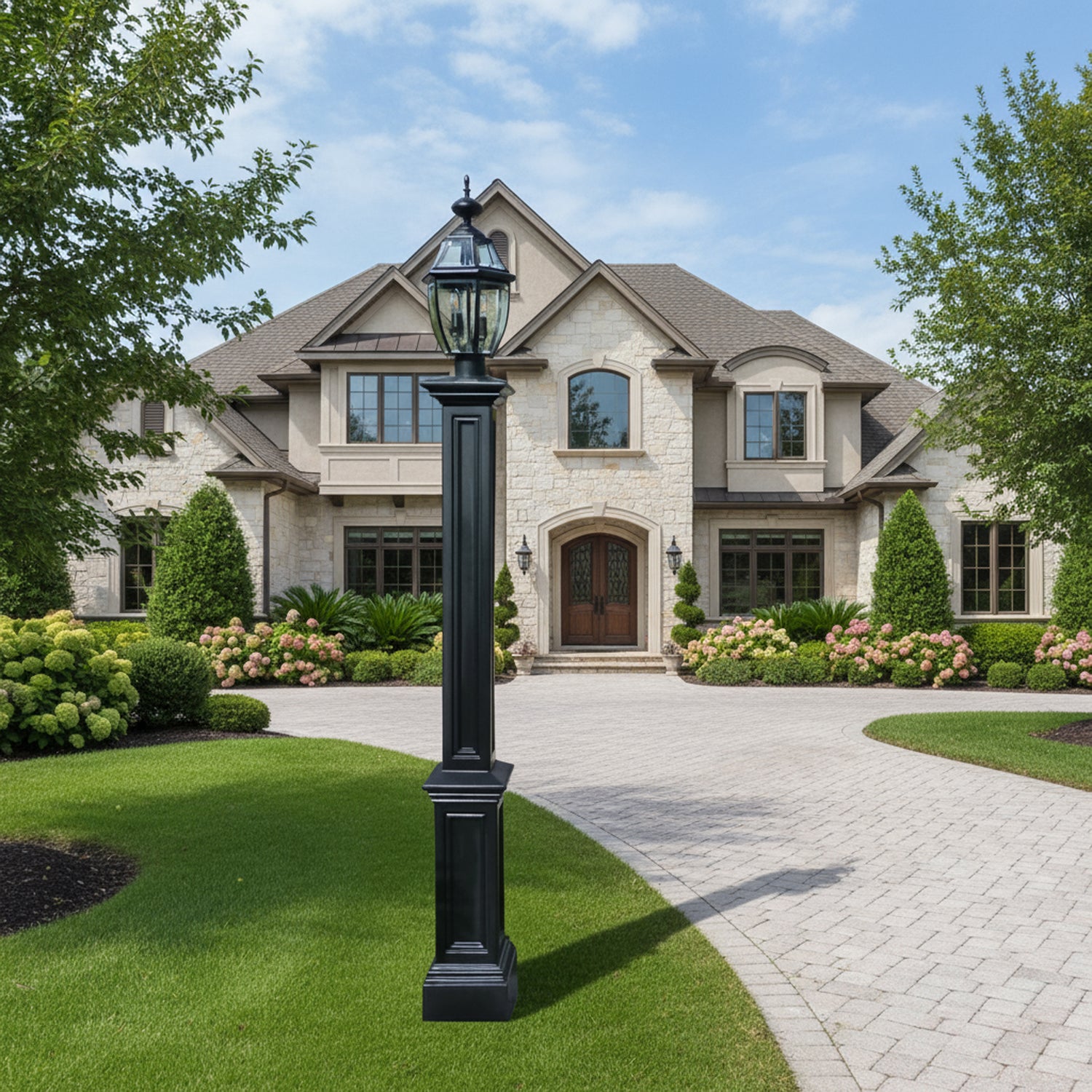 Mayne Signature Lamp Post with PVC Mount