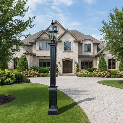 Mayne Signature Lamp Post with PVC Mount