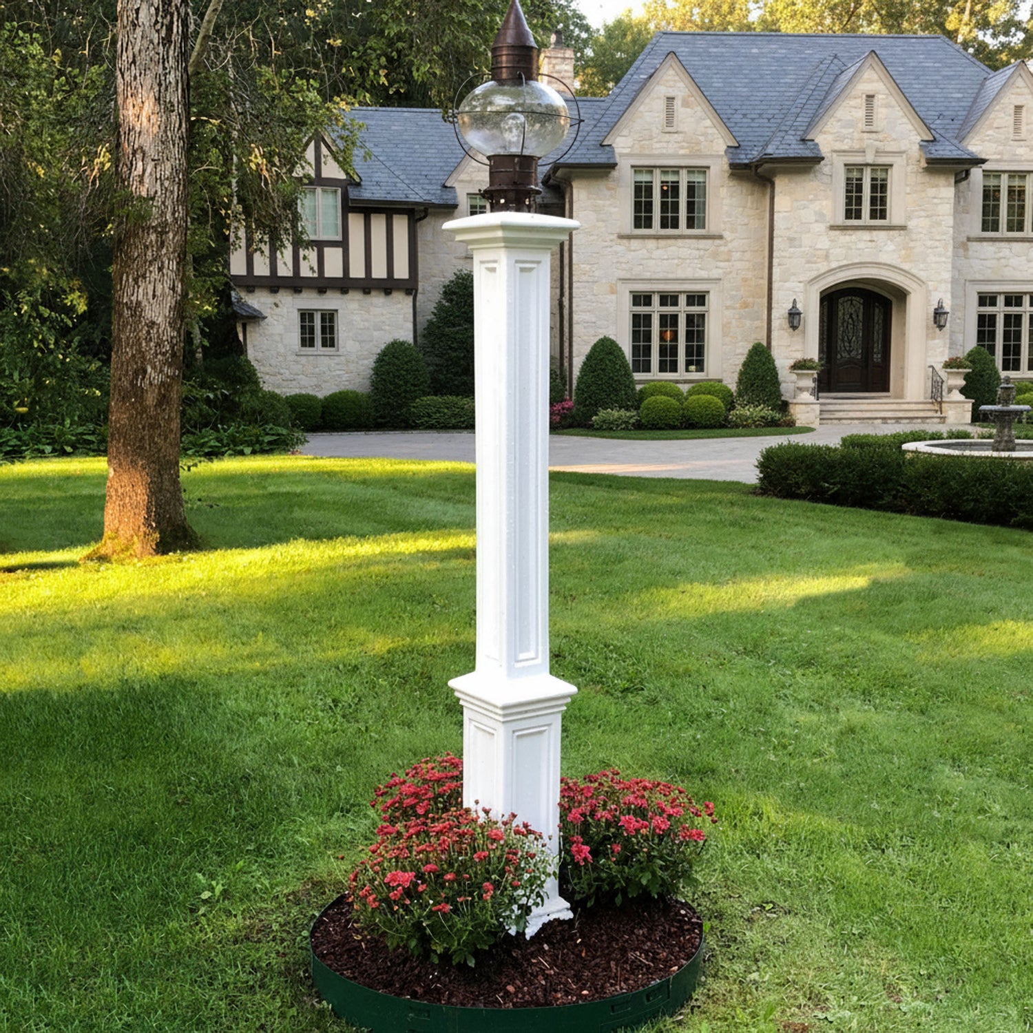 Mayne Signature Lamp Post with PVC Mount