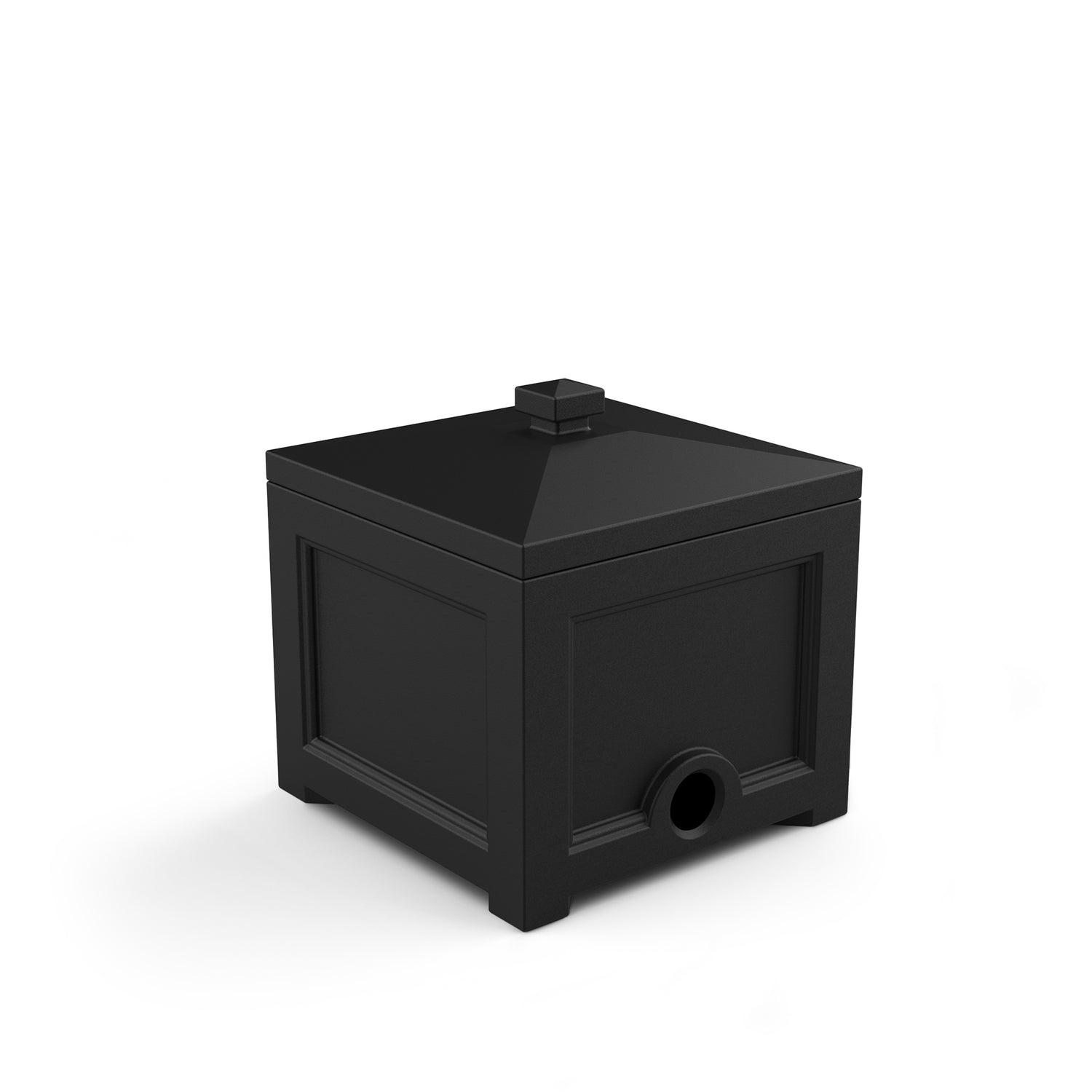 Mayne Fairfield Garden Hose Bin (Black)