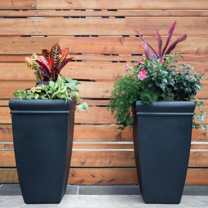 Chelsey 28in Tall Planter (2-pack)