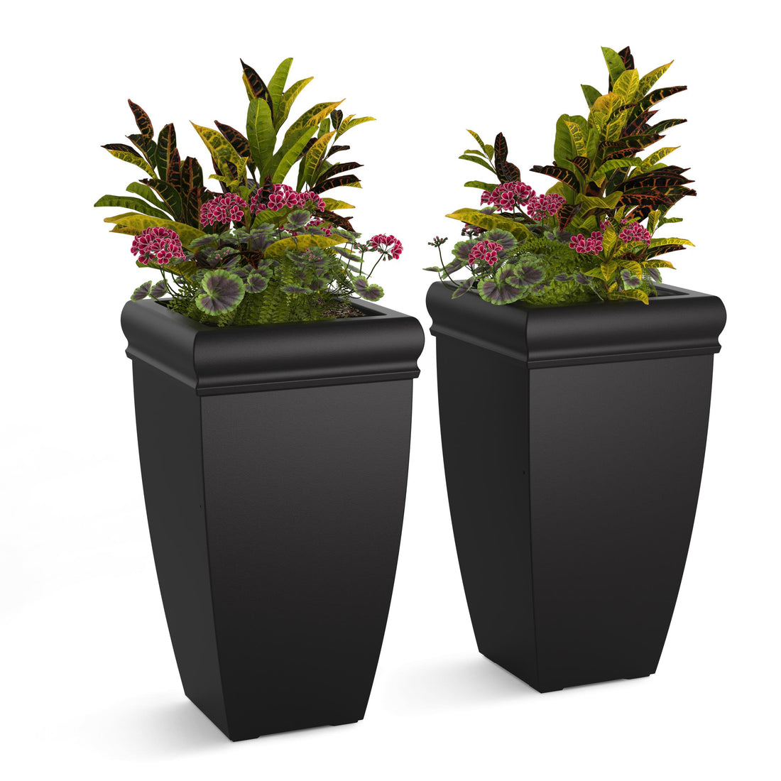 Chelsey 28in Tall Planter (2-pack)