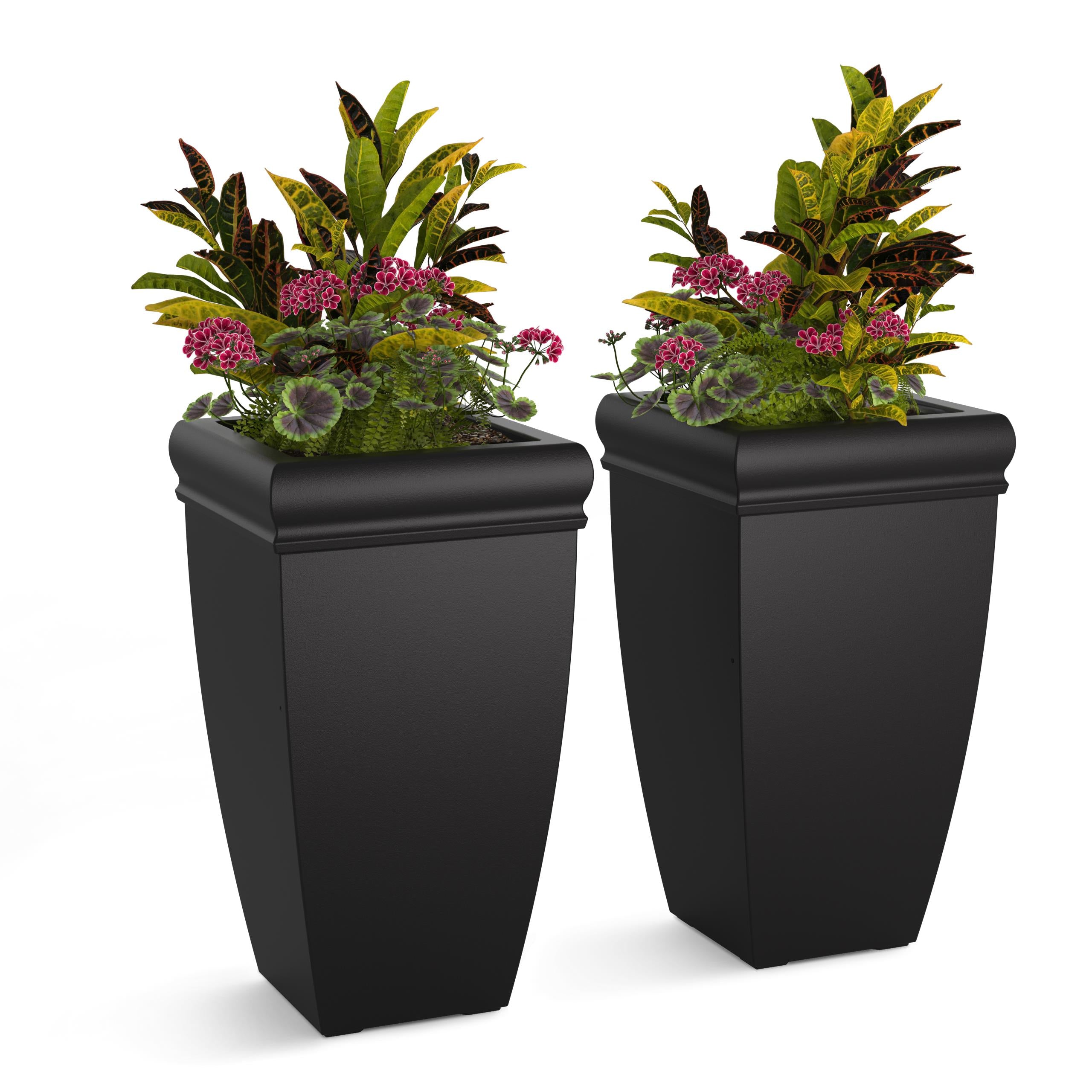 Chelsey 28in Tall Planter (2-pack)
