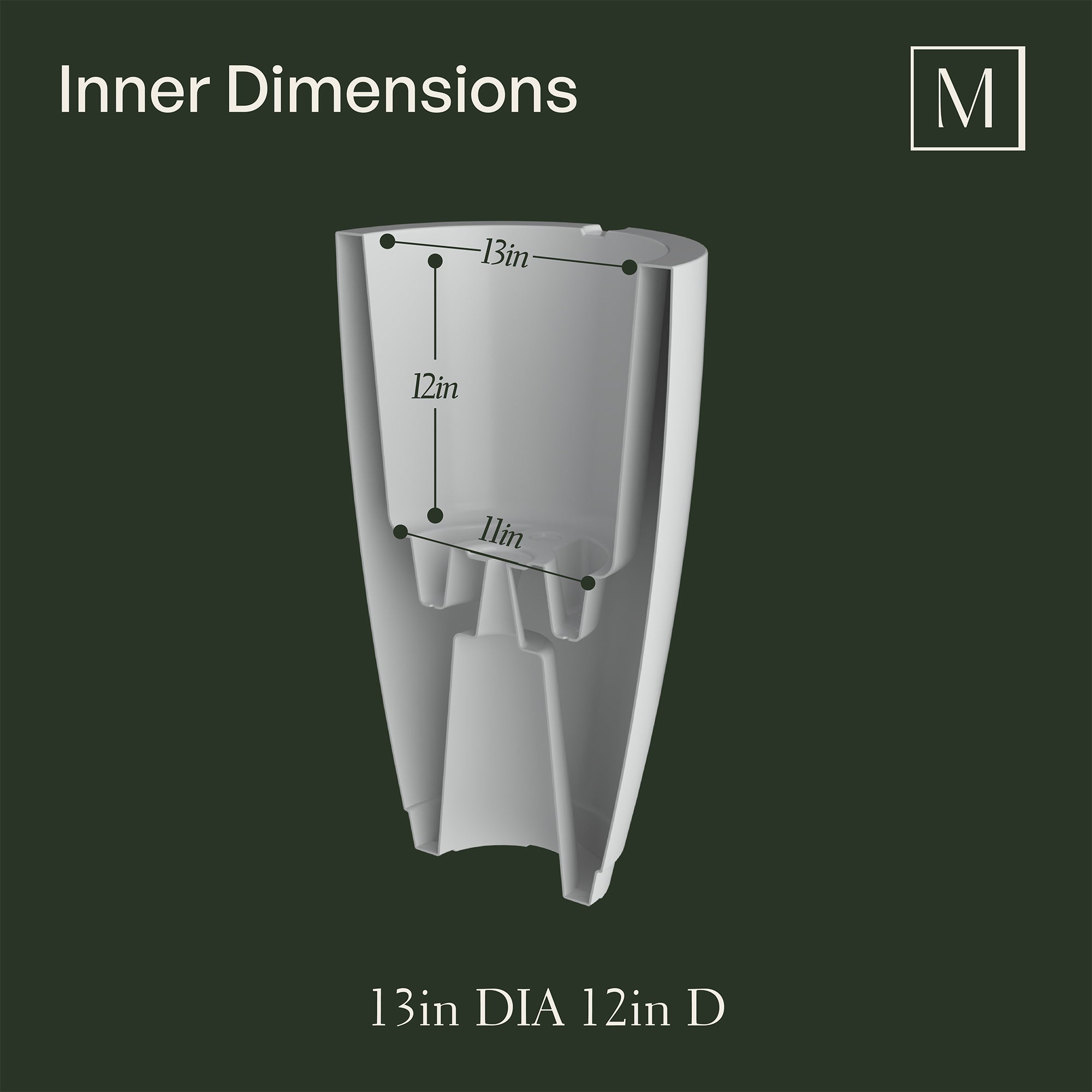 Mayne Caprio 26-Inch Self-Watering Tall Planter (White)