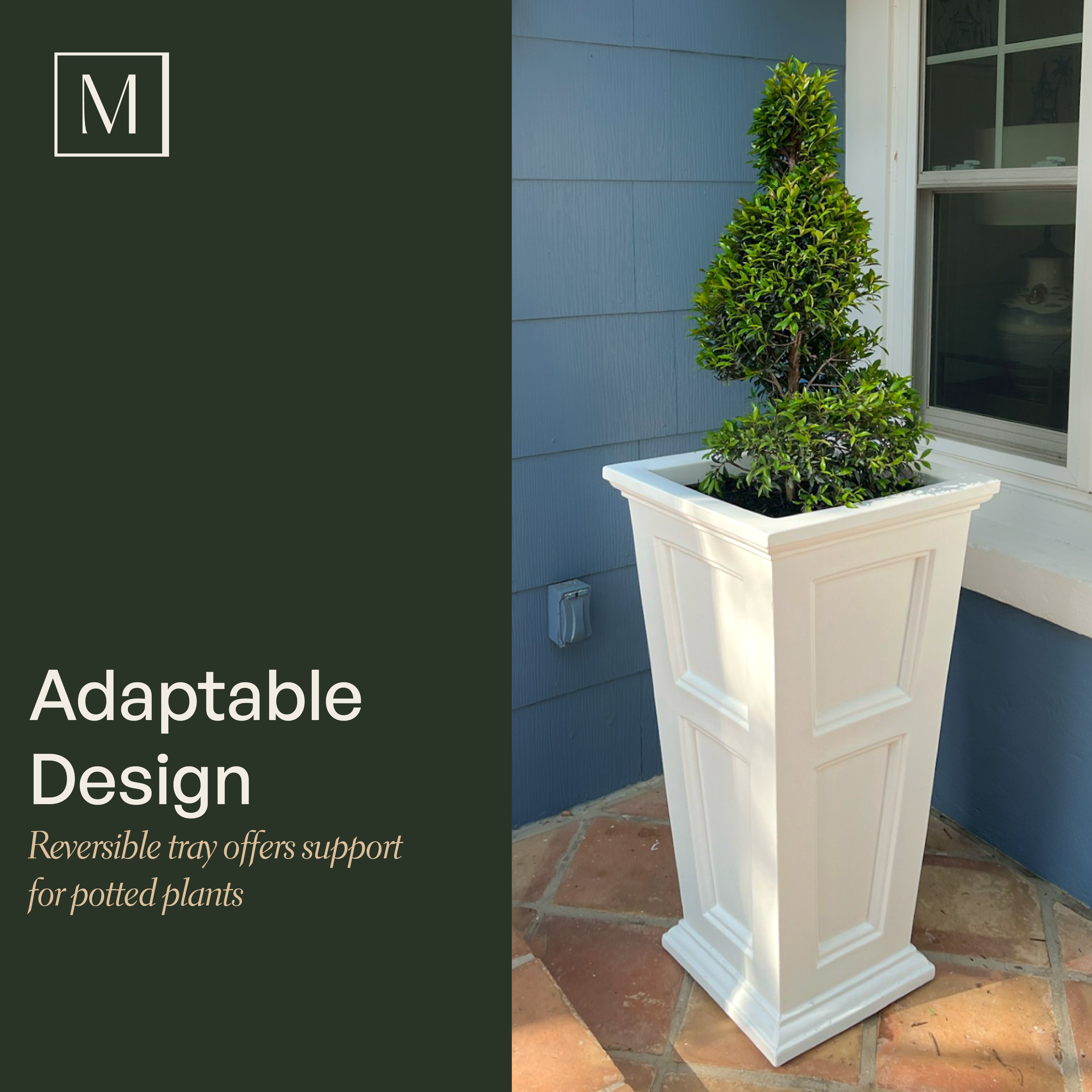 Mayne Fairfield 28in Tall Planter