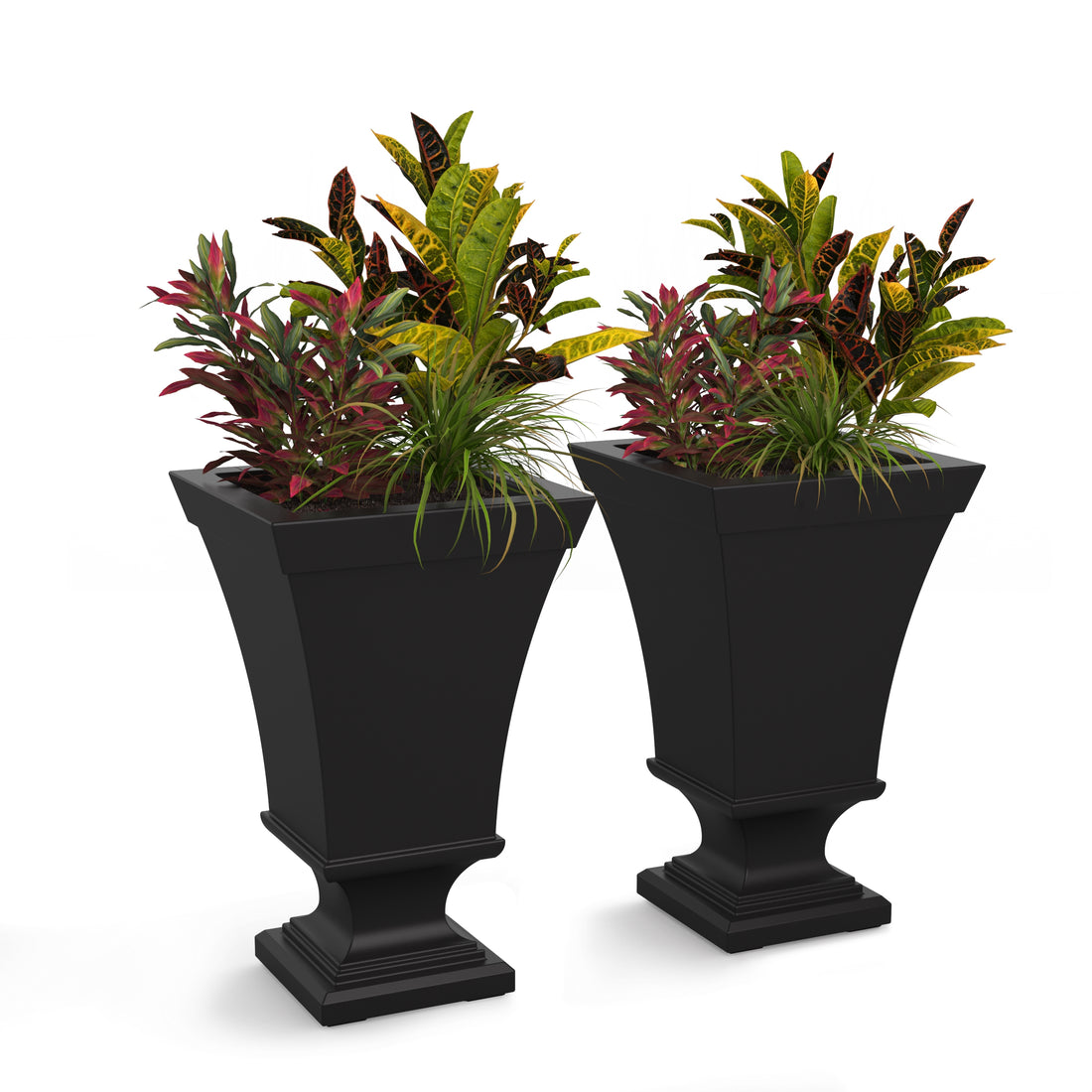 Mayne Vienna 25in Tall Urn Planter (2-Pack)