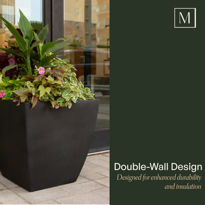Mayne Kobi 24in Square Planter