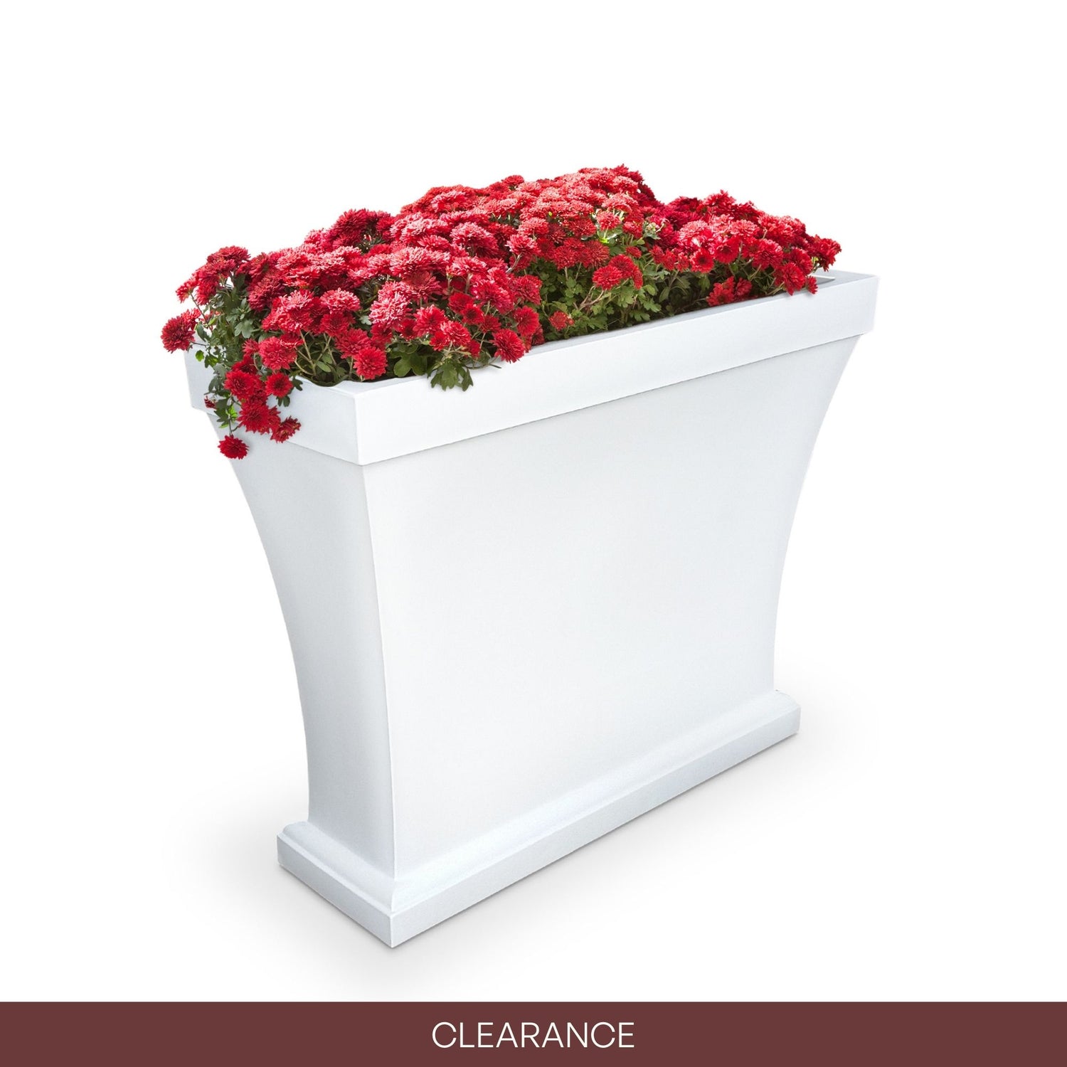 Mayne Bordeaux 40in Trough Planter