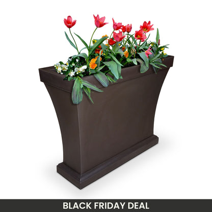 Bordeaux Trough Planter - 40in x 15in x 32in