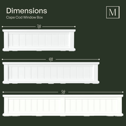 Mayne Cape Cod 5ft Window Box
