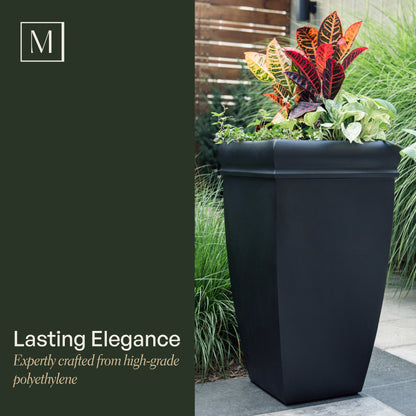 Chelsey 28in Tall Planter (2-pack)