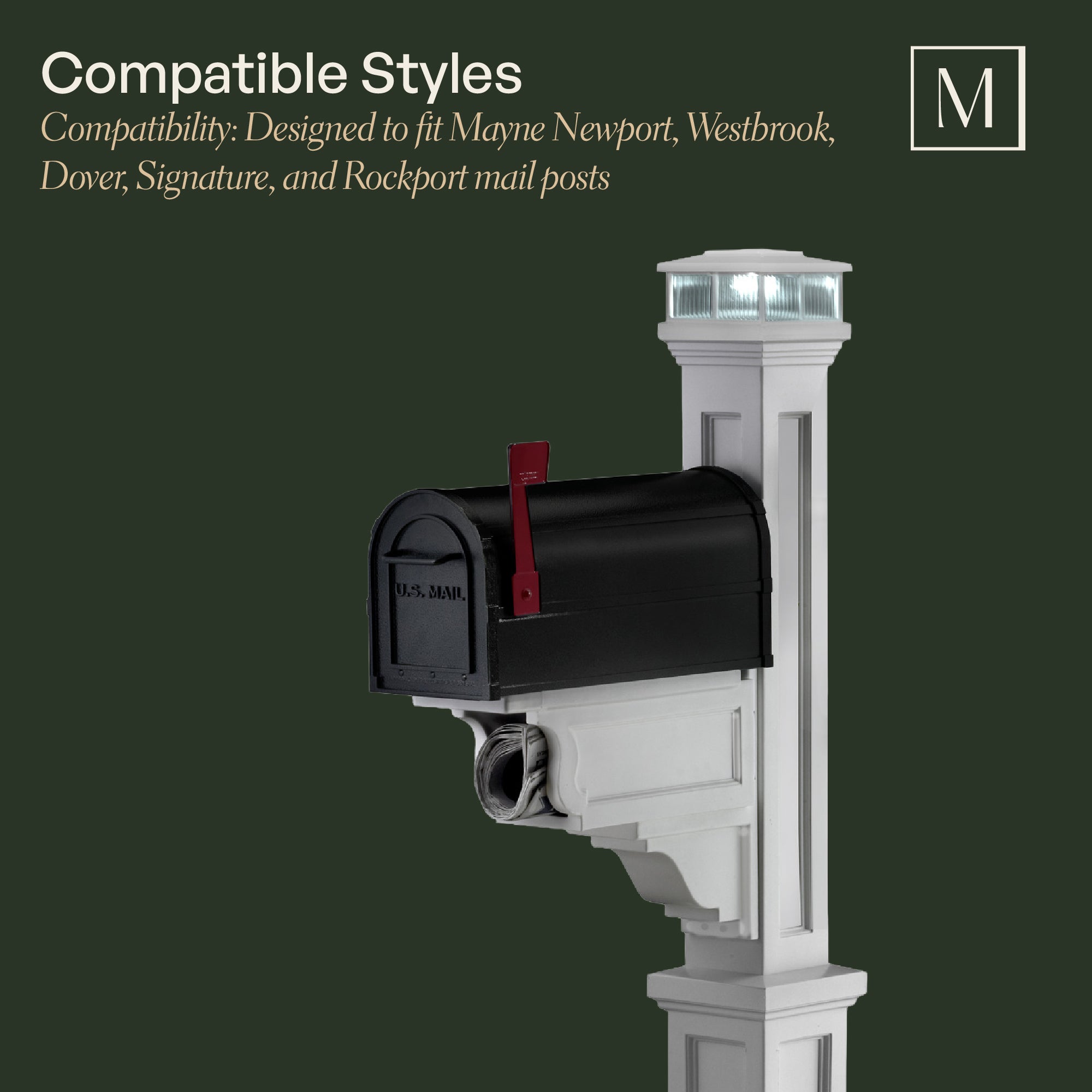 Mayne Solar Cap - Includes Rechargeable Battery