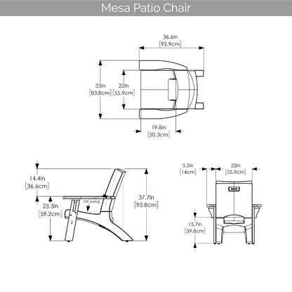 Mesa Patio Conversation Set