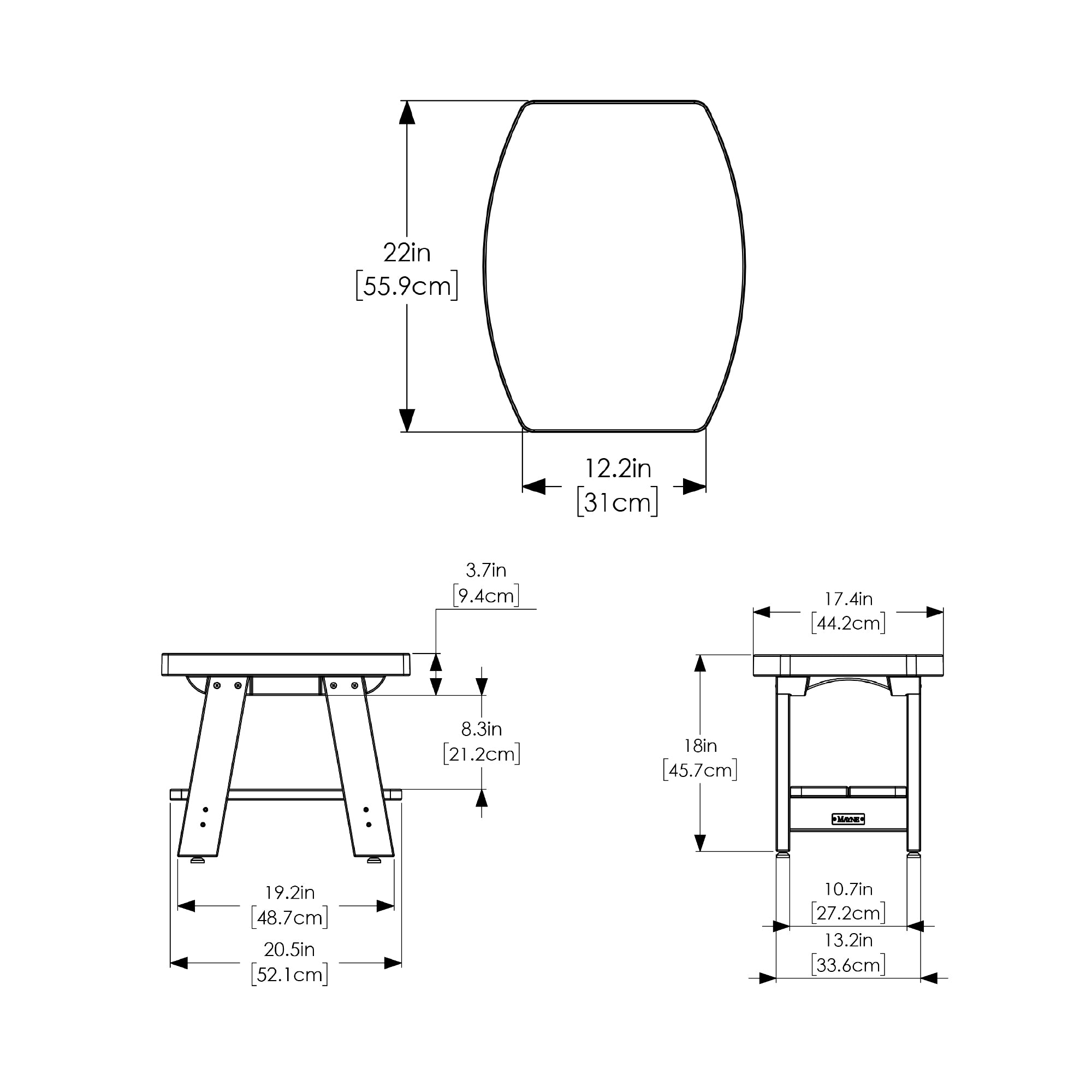 Mesa Side Table