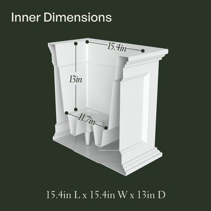 Mayne Fairfield 20-Inch Self-Watering Square Planter