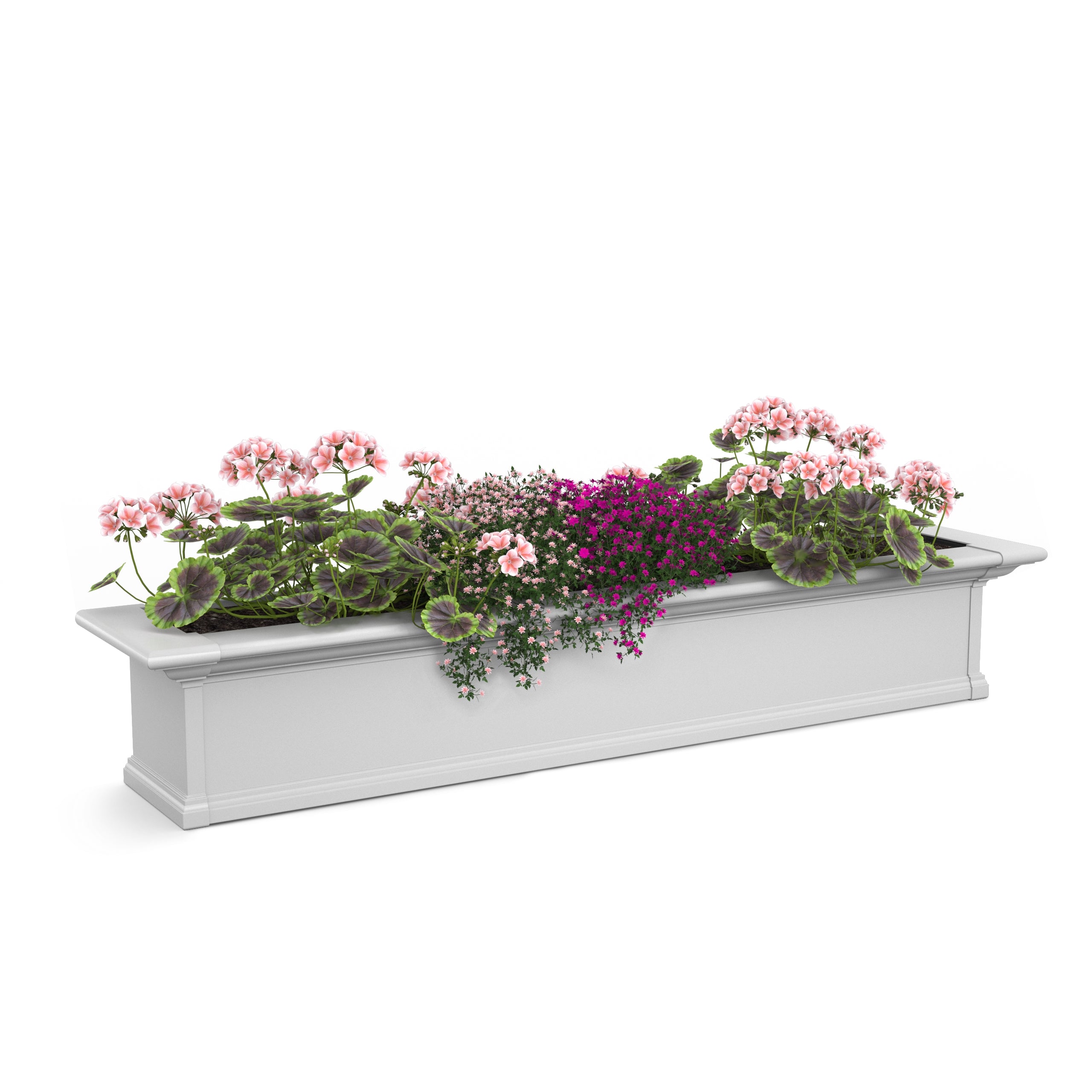 Mayne Yorkshire 4ft Self-Watering Window Box with Steel Wall Mount Bra ...