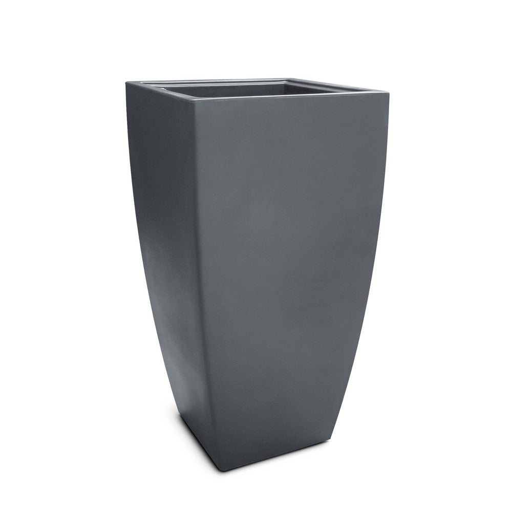 Mayne Kobi 32in Tall Planter - Black - 17.5in L x 17.5in W x 32in